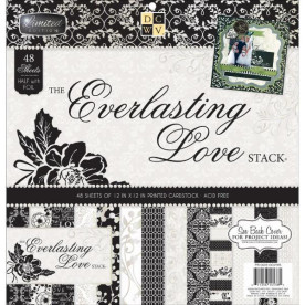 Набор бумаги Everlasting Love, 30х30 см, 24 листа от DCWV