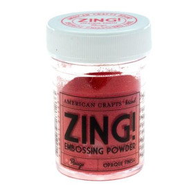 Пудра для эмбоссинга Rouge Zing! embossing powder от American Crafts