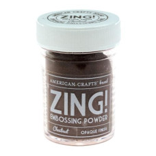 Пудра для ембоссінга Chestnut Zing! embossing powder від American Crafts