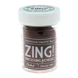 Пудра для ембоссінга Chestnut Zing! embossing powder від American Crafts