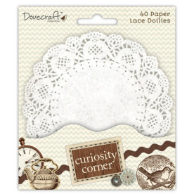 Набір паперових серветок Curiosity Corner, 4 шт, 11 см від Dovecraft