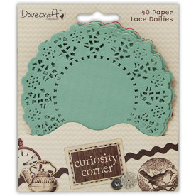 Набор бумажных салфеток, 4 шт. Curiosity Corner, 11 см от Dovecraft