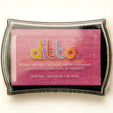 Пигментные чернила для штампинга Pretty Pink от компании Ditto