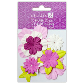 Набір квіточок Everyday Violets, 10 шт від компанії Hampton Art