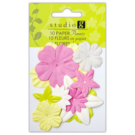 Набор цветочков Everyday Greens, 10 шт от компании Hampton Art