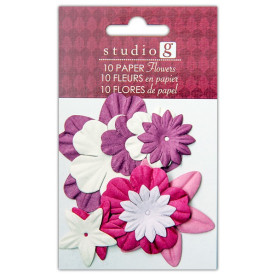 Набір квіточок Everyday Purples, 10 шт від компанії Hampton Art
