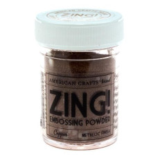 Пудра для ембоссінга Metallic Сopper Zing! embossing powder від American Crafts