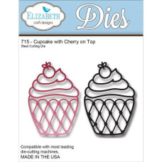 Ніж для вирізання Cupcake W / Cherry On Top, 1 шт від компанії Elizabeth Craft Designs