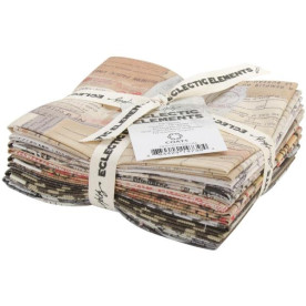 Набор ткани Coats Eclectic Elements - Documentation, 53х46 см, 8 шт от Tim Holtz