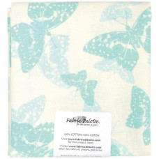Тканина для рукоділля бавовна Zinnia Blue E, 46х107 см
