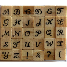 Набір гумових штампів Alphabet 2, Dovecraft