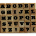 Набір гумових штампів Alphabet 3, Dovecraft