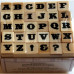 Набір гумових штампів Alphabet 3, Dovecraft
