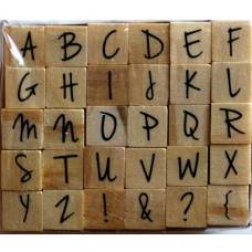 Набір гумових штампів Alphabet 5, Dovecraft