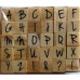 Набір гумових штампів Alphabet 5, Dovecraft