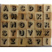 Набір гумових штампів Alphabet 11, Dovecraft