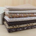 Набір тканини з бавовни "У коричневих тонах" 50х50 см, 7 шт