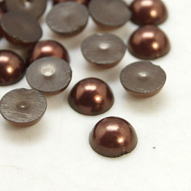 Набор полужемчужин коричневого цвета, 5 мм, 50 шт