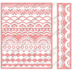 Папка для тиснения Deco Scallops от Cuttlebug