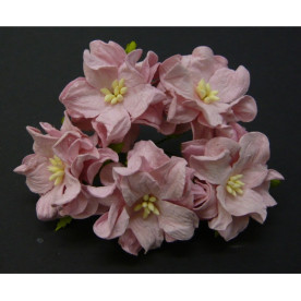 Декоративна квітка гарденії рожевого кольору 4 см