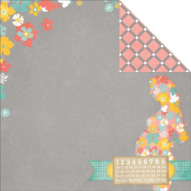 Двосторонній папір Baby Bump, 30х30 см від Bo Bunny