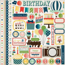Лист з наклейками It's A Celebration, 30х30 см від Carta Bella