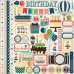 Лист з наклейками It's A Celebration, 30х30 см від Carta Bella