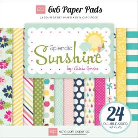 Набір паперу Splendid Sunshine, 15х15 см, 12 аркушів від Echo Park