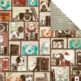 Двусторонняя бумага Balance, 30х30 см от компании Bo Bunny