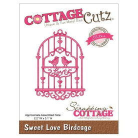 Ніж для вирізання Sweet Love Birdcage від CottageCutz