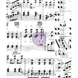 Акриловый штамп Music №1, 6,3х7,6 см, Prima