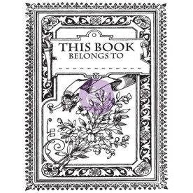 Акриловий штамп This Book Belongs To 6,3х7,6 см, Prima