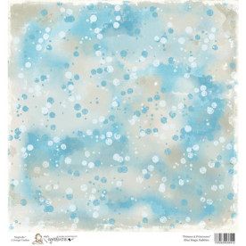 Односторонняя бумага Blue Magic Bubbles, 30х30 см от Magnolia