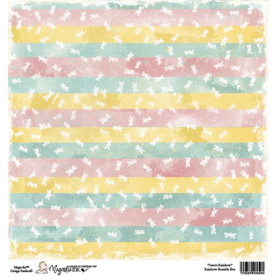Односторонняя бумага Rainbow Bumble Bee, 30х30 см от Magnolia