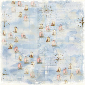 Односторонняя бумага Row The Boat, 30х30 см от Magnolia
