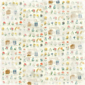 Односторонній папір Vintage Coffee & Tea, 30х30 см від Magnolia