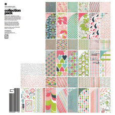 Набор бумаги и стикеров для скрапбукинга Olivia - Collection Pack 30х30 см от BasicGrey