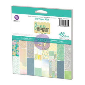 Набір паперу Free Spirit, 15х15 см, 16 аркушів від Prima