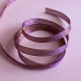 Блестящая лента фиолетового цвета, ширина 10 мм, длина 90 см