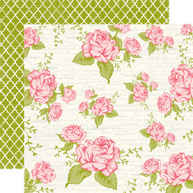 Двосторонній папір Rose Garden 30х30 см від Echo Park