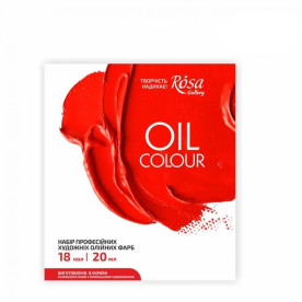 Набір олійних фарб 18*20мл, Rosa Gallery