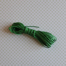 Вощеный шнур цвет лимонно-зеленый, длина 5 м