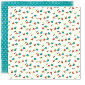 Двусторонняя бумага Little Flowers 30х30 см от Echo Park