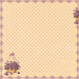 Двусторонняя бумага Весенний Праздник. Цветочная поляна - 30,5х30,5 см от ScrapBerry's