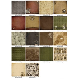 Набір паперу Механічні ілюзії - 30,5х30,5 см 9 листів від ScrapBerry's