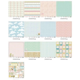 Набор бумаги Фантазия  - 30,5х30,5 см, 13 листов от ScrapBerry's