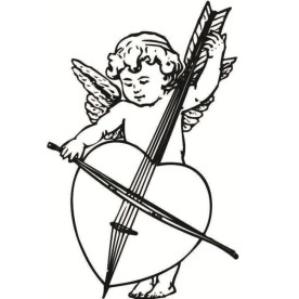 Акриловий штамп Ангел 4.5х2.9 см