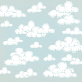 Односторонняя бумага Фантазия. На тучке - 30,5х30,5 см от ScrapBerry's