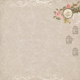 Односторонняя бумага В  тени кедра  - 30,5х30,5 см от ScrapBerry's