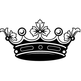 Акриловий штамп Корона 4.5х2.4 см